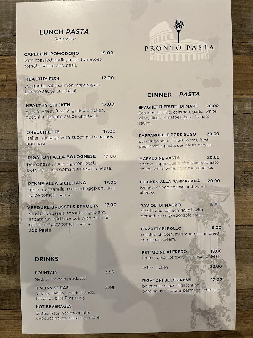 Pronto Pasta